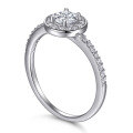 wholesale S925 Sterling Silver Hot-selling Fashion Women's Ring with Micro-inlaid Zirconia Simulated Diamond Wedding Ring, Factory Direct Dropshipping-0-4