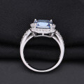 wholesale S925 Silver Luxury Retro Fashion Colorful Crystal Ring, Personalized High-End Gemstone Ring-0-3