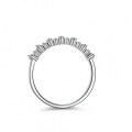 925 Silver Moissanite Ring Women's Seven-Star Row Jewelry-0-0
