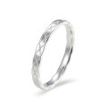 wholesale S999 solid silver minimalist solid closed ring for women, Korean style trendy design pinky or index finger ring-0-5
