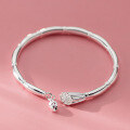 wholesale 999 Silver Fresh and Sweet Ins Style Niche Design Exquisite and Minimalist Lotus Pod and Seed Bracelet S7689-0-2