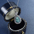 S925 Silver Wholesale Small Green Water Jade Gourd Pendant-0-4