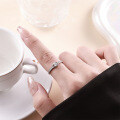 S925 Sterling Silver Moissanite Bouquet Ring, Valentine's Gift, Fade-Resistant-0-0