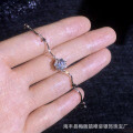 S925 Silver Moissanite D-Color 1ct Snowflake Heart Bracelet Wholesale-0-1