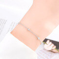 wholesale 18k Gold Five-Diamond Bubble Diamond Gold Bracelet for Women, Au750 Lab-Grown Diamond Bracelet Gift-0-2