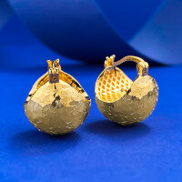 wholesale S925 Sterling Silver Fashion Versatile Minimalist Style Iridescent Glittering Crushed Ice Chandelier Pinecone Earrings-E572 Silver Crushed Ice Earrings 925 Silver