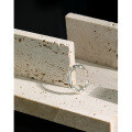 wholesale S925 sterling silver Korean version ins irregular open ring for women, versatile finger ring-0-1