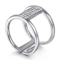 wholesale 925 Sterling Silver European and American Ladies' Non-Tarnish Cross-Border Stackable Ring Set Full Diamond Pavé Starry Sky Ring for Women Wholesale-0-27