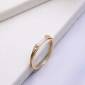 wholesale 14k gold-plated sterling silver Japanese-style agate* 11 light luxury niche high-end white shell ring jewelry manufacturer wholesale-0-1