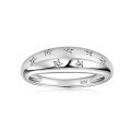 wholesale S925 Sterling Silver Cross-Border Internet Celebrity Fashion Full Star Moissanite Ring Trendy Cool Index Finger Ring Jewelry Wholesale-0-4
