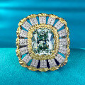 wholesale S925 Silver New Style Buccellati-Inspired Green Tourmaline 8*10 Cocktail Ins Live Streaming Ready for Dropshipping-0-0