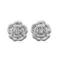wholesale S925 Silver Camellia Brush Earrings, Mu Jing Jewelry Spring and Summer New Collection, Fashionable and Versatile Style with a High-End Feel-0-4