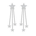 Metal Star Tassel Earrings, Wholesale, Light Luxury, Advanced, Niche Design, Fashion Versatile-0-3