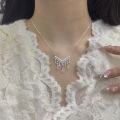 wholesale S925 Sterling Silver New Chinese-style Bohemian Dreamcatcher Tassel Necklace, Exquisite and Ethereal Women's Minimalist Advanced Collarbone Chain-0-2