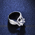 18k Gold-Plated S925 Silver 5ct Moissanite D Color Luxury Ring Jewelry-0-2