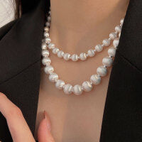 wholesale S925 Sterling Silver Round Bead Brushed Heavy Work Necklace for Women, New Trendy Versatile Niche High-End Bracelet-10MM-Bracelet (pure silver)