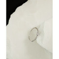 wholesale S925 Sterling Silver Korean Version Ins Heart Micro-Paved Zirconia Ring for Women, Versatile Band-0-1