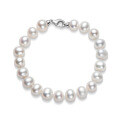 S925 Sterling Silver Simple Natural Freshwater Pearl Bracelet for Women-0-11