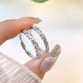 wholesale S925 Sterling Silver Viral Candy Wrapper Couple Rings, Minimalist Design for Men and Women, Wholesale-0-2