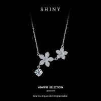 Sterling Silver Balance Beam Pendant Necklace with Pearl and Moissanite-S925 sterling silver with 50 point moissanite