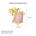 wholesale S925 Sterling Silver Cross-border Ocean Style Opal Cat's Eye Sea Turtle Stud Earrings, Wholesale-0-7