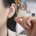 wholesale S925 Silver Fashion Korean Style Creative Bow Pearl Earrings with Ear Studs-0-3