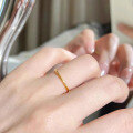wholesale 925 Sterling Silver Ultra-thin Full Body Polished Plain Ring For Women-0-3