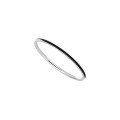 wholesale S925 Sterling Silver Minimalist Dainty Resin Ring Women Small and Simple Niche Original Individuality Ins Silver Band-0-5