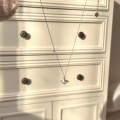 wholesale S925 Sterling Silver Starry Romance Small Universe Planetary Pendant Pearl Necklace, Planet Romantic Collarbone Chain, Fresh and Elegant-0-3