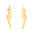 wholesale 925 Sterling Silver Lightning Bolt Earrings for Cross-Border Markets, Petite Mini Stackable Studs Factory Wholesale-0-7