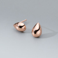 wholesale S925 Sterling Silver Nalan Iins Wind and Light Surface Water Drop Earrings, Small and Exquisite Advanced Design Sense Women's Ear Accessories M04942-S925 silver pair rose gold 925 silver