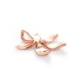 wholesale 18K Gold Fashion Commuter Floral Pendant Women's Ins Fresh Sweet 9K Rose Gold Plain Gold Necklace Pendant One-Click Dropshipping-0-3