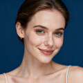 S925 Sterling Silver D Color Moissanite Earrings, Simple Design, Cross-Border Live Streaming, Daily Commute Wholesale-0-1