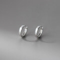 wholesale S925 Sterling Silver Fresh and Sweet Ins Style Small and Exquisite Design Minimalist Circular Ear Clasp M06547-0-3