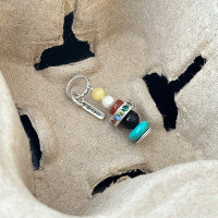 wholesale S925 Sterling Silver Colored Beaded Multi-Layer Wish Tower Pendant Women's Small Unique Design Sense Sweater Chain Accessory Necklace-Single Pendant 925 Silver