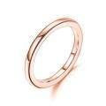 wholesale 9/10/14/18K White Gold/Rose Gold/Yellow Gold Minimalist Cold Tone Plain Ring, Hypoallergenic and Fade-Resistant for Men and Women-0-1