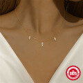wholesale S925 sterling silver layered square diamondins。-0-1