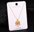 Sterling Silver Gilded Diamond-Cross Pikaxiou Pendant Necklace-0-24