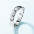 wholesale S925 Sterling Silver Fashion Trendy Everlasting Love Couple Rings, Men's and Women's High-end Sense Jewelry Wholesale-0-4