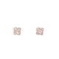 wholesale 925 Sterling Silver Crushed Ice Four-Petal Flower Earrings Korean Sweet Ins Style Small Niche Ear Accessories M05164-0-4