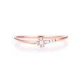 wholesale 9K White Gold, 14K Rose Gold, 18K Diamond, Au750 Moissanite, 8 Hearts 8 Arrows, Women's Tail Ring, Inlaid Diamond Women's-0-0