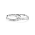 wholesale S925 Sterling Silver Couple Rings Minimalist Luxury Modern Adjustable Matching Bands for Men and Women 520 Valentine's Day Gift-0-4