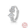 wholesale S925 Sterling Silver Cartilage Piercing Diamond Ear Cuff, an INS Punk Style Ear Bone Clip-0-30