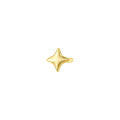 wholesale S925 Sterling Silver Minimalist Star Earrings With Simple Hoop Design, Elegant And Versatile European-style Ear Accessories-0-5