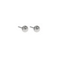 wholesale S925 Sterling Silver HED328 Korean Version Simple Smooth Small Round Bead Stud Earrings for Men and Women-0-12