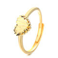 wholesale Metal S925 Silver Fashion Cross-Border Hot Selling European and American Style 3D Heart Personality Trendy Ins Versatile Open Adjustable Ring-0-4