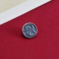 wholesale 925 Sterling Silver Fortune Snake Button with Auspicious Totem for DIY Braided Red Cord Bracelet Clasp Accessory-0-6