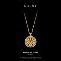 Sterling Silver Iridescent Butterfly Necklace, Light Luxury Versatile Pendant-0-4