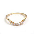 wholesale S925 Gold-Plated Stackable Zirconia Row Diamond Ring, Factory Direct Wholesale-0-4