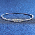 Sterling Silver 13ct Moissanite Micro-Paved Bracelet, Wholesale, Simple & Versatile-0-0